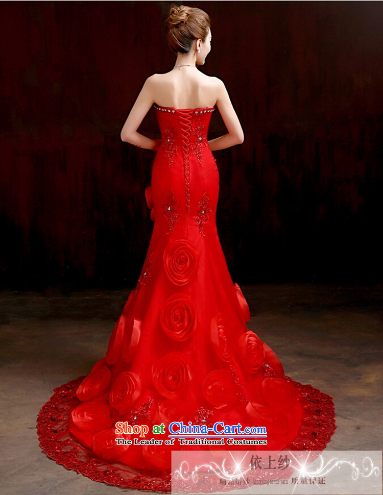 Yong-yeon and 2015 new bride wedding dresses and minimalist red alignment with chest crowsfoot wedding video thin summer small trailing summer, white crowsfoot M picture, prices, brand platters! The elections are supplied in the national character of distribution, so action, buy now enjoy more preferential! As soon as possible.