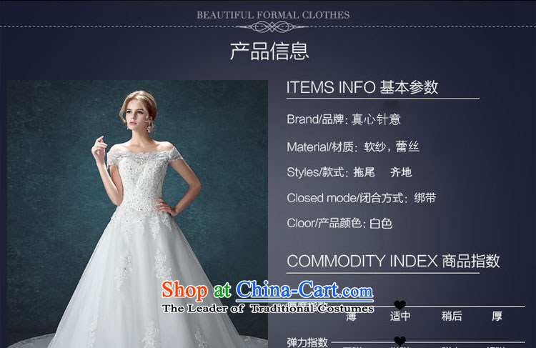 Connie wedding dresses every new Word 2015 Summer stylish shoulder Korean brides long tail wedding to straighten the wedding meters tail XL Photo, prices, brand platters! The elections are supplied in the national character of distribution, so action, buy now enjoy more preferential! As soon as possible.