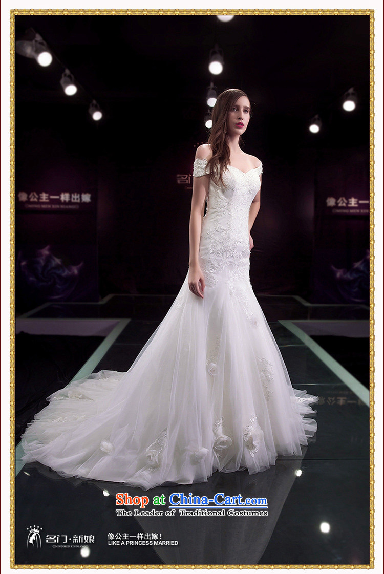 A bride wedding dresses new 2015 tail wedding word shoulder crowsfoot wedding 2Â 588 S pre-sale 7 Days pictures, prices, brand platters! The elections are supplied in the national character of distribution, so action, buy now enjoy more preferential! As soon as possible.