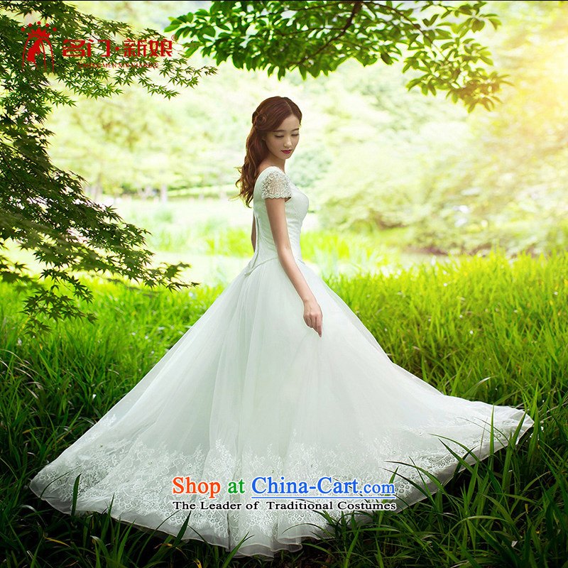 A bride wedding dresses spring 2015 western bridal wedding shoulders wedding Korea 2589 Custom Edition M