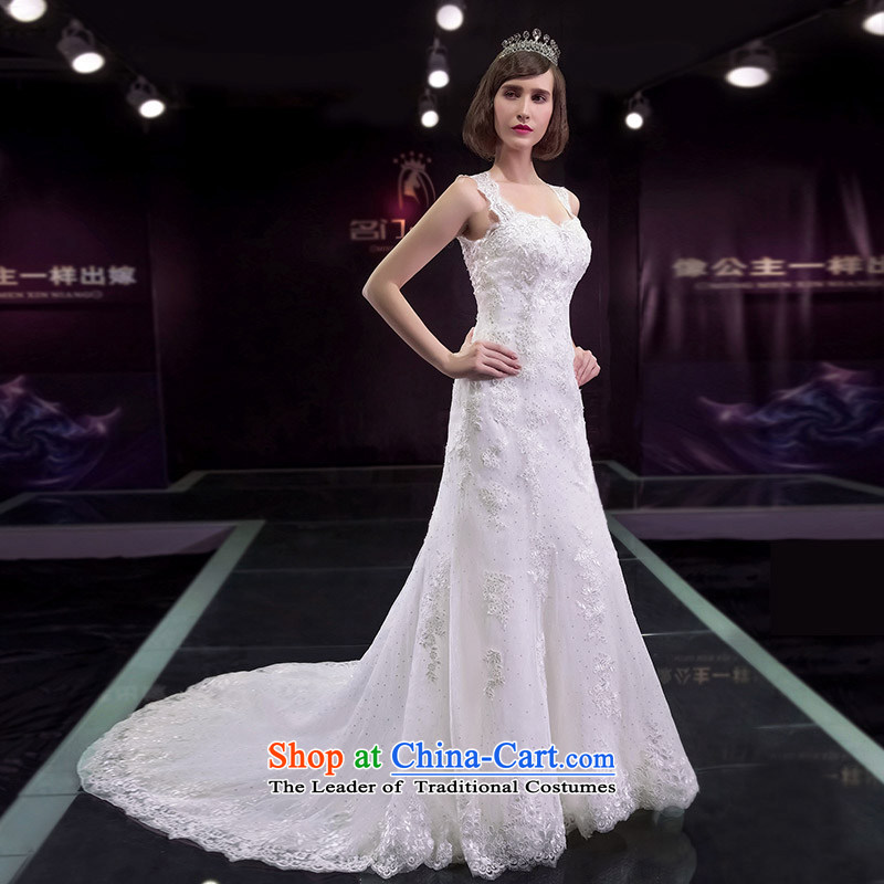 A bride wedding dresses new 2015 crowsfoot wedding smearing a field in Europe and America, L 410 brides shoulder a bride shopping on the Internet has been pressed.