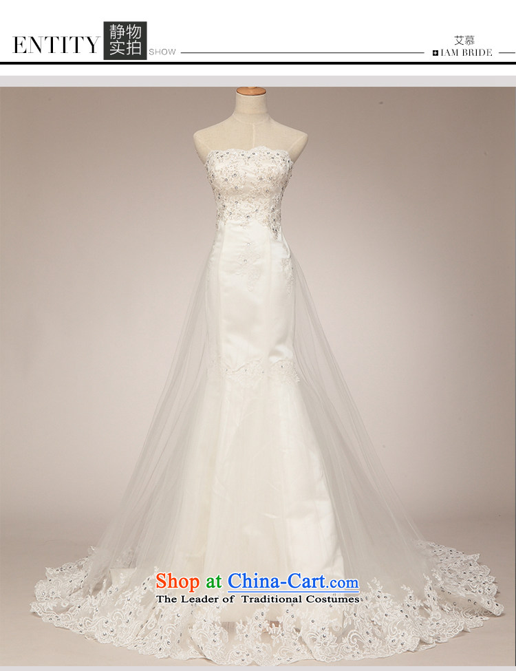 The 2015 autumn HIV new wedding princess lace Korean small white tail anointed chest video thin crowsfoot female wedding dresses feather burrs ivory L picture, prices, brand platters! The elections are supplied in the national character of distribution, so action, buy now enjoy more preferential! As soon as possible.