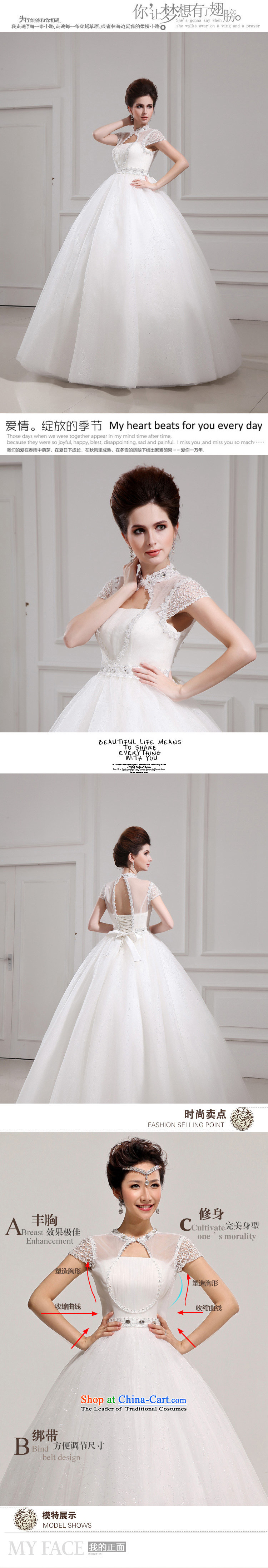 Charlene Choi Ling 2015 new spring and summer Wedding Dress Short-sleeved grid packages to align the shoulder bon bon slotted shoulder HS312 wedding pictures, prices, S brand platters! The elections are supplied in the national character of distribution, so action, buy now enjoy more preferential! As soon as possible.