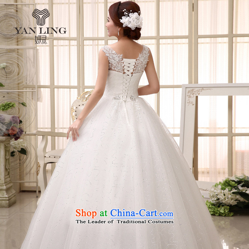 Charlene Choi Ling 2015 new bride wedding dresses fine lace engraving package shoulder luxury wedding dresses HS529 marriage, L, Charlene Choi spirit has been pressed shopping on the Internet