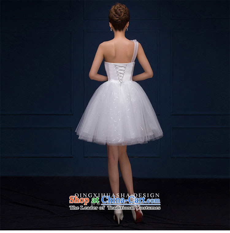 The feelings of Chinese New Year 2015 yarn marriages wedding dresses Dress Short stylish small dress autumn and winter female white XL Photo, prices, brand platters! The elections are supplied in the national character of distribution, so action, buy now enjoy more preferential! As soon as possible.