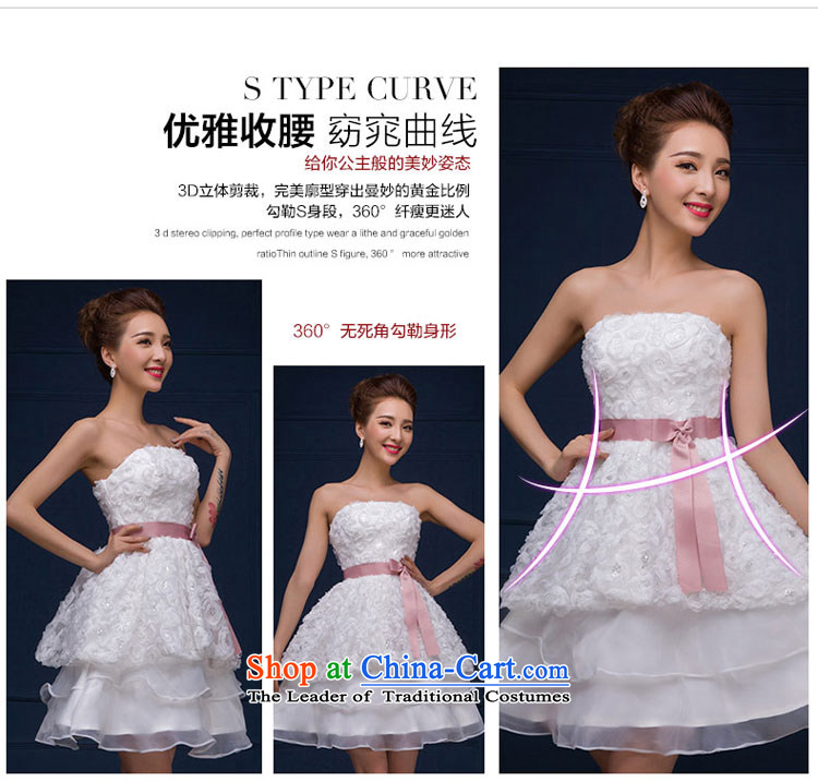 The feelings of Chinese New Year 2015 yarn marriages short of wedding fashion and Chest Flower dresses small dress autumn and winter female white made size does not accept return pictures, prices, brand platters! The elections are supplied in the national character of distribution, so action, buy now enjoy more preferential! As soon as possible.