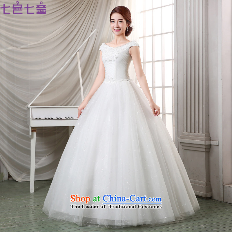 7 Color 7 tone Korean new stylish one 2015 Field shoulder bags shoulder straps to align the bride video wedding dresses H019 thin white S