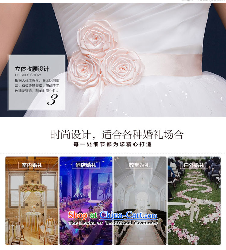 Qing Hua 2015 new marriage yarn short, wedding Korean sweet anointed chest manually take video thin strap small dress autumn and winter female White XXL picture, prices, brand platters! The elections are supplied in the national character of distribution, so action, buy now enjoy more preferential! As soon as possible.