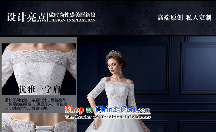 The leading edge of the new summer 2015, Lily of the word shoulder tail wedding alignment with chest wedding Korean-style luxury in cuff tail wedding video thin lace marriages bon bon skirt white tailor advanced custom image, prices, brand platters! The elections are supplied in the national character of distribution, so action, buy now enjoy more preferential! As soon as possible.