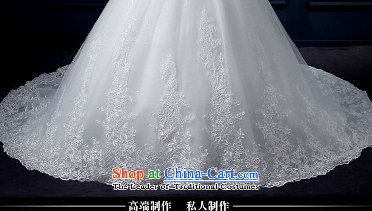 The leading edge of the new summer 2015, Lily of the word shoulder tail wedding alignment with chest wedding Korean-style luxury in cuff tail wedding video thin lace marriages bon bon skirt white tailor advanced custom image, prices, brand platters! The elections are supplied in the national character of distribution, so action, buy now enjoy more preferential! As soon as possible.