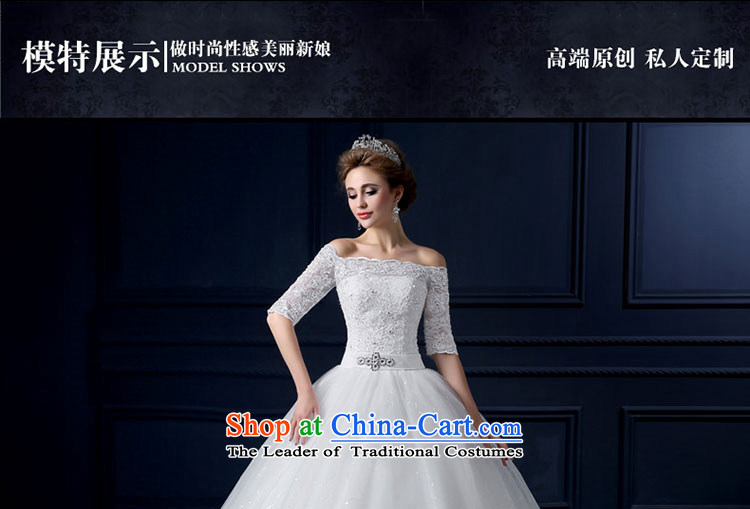 The leading edge of the new summer 2015, Lily of the word shoulder tail wedding alignment with chest wedding Korean-style luxury in cuff tail wedding video thin lace marriages bon bon skirt white tailor advanced custom image, prices, brand platters! The elections are supplied in the national character of distribution, so action, buy now enjoy more preferential! As soon as possible.