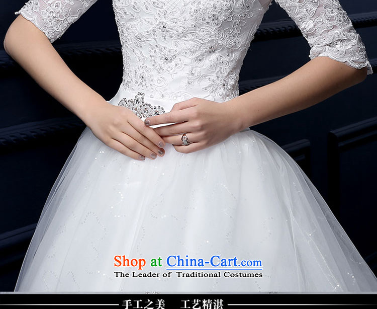 The leading edge of the new summer 2015, Lily of the word shoulder tail wedding alignment with chest wedding Korean-style luxury in cuff tail wedding video thin lace marriages bon bon skirt white tailor advanced custom image, prices, brand platters! The elections are supplied in the national character of distribution, so action, buy now enjoy more preferential! As soon as possible.