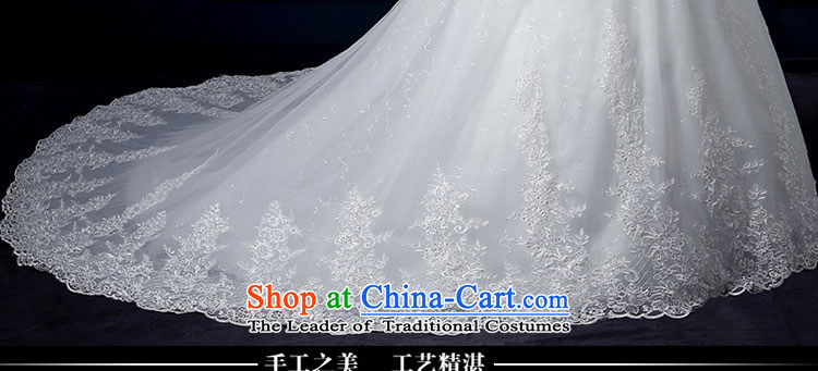 The leading edge of the new summer 2015, Lily of the word shoulder tail wedding alignment with chest wedding Korean-style luxury in cuff tail wedding video thin lace marriages bon bon skirt white tailor advanced custom image, prices, brand platters! The elections are supplied in the national character of distribution, so action, buy now enjoy more preferential! As soon as possible.