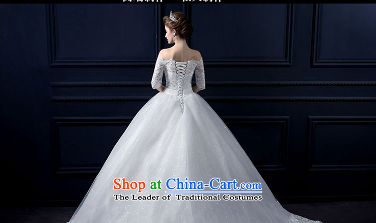 The leading edge of the new summer 2015, Lily of the word shoulder tail wedding alignment with chest wedding Korean-style luxury in cuff tail wedding video thin lace marriages bon bon skirt white tailor advanced custom image, prices, brand platters! The elections are supplied in the national character of distribution, so action, buy now enjoy more preferential! As soon as possible.