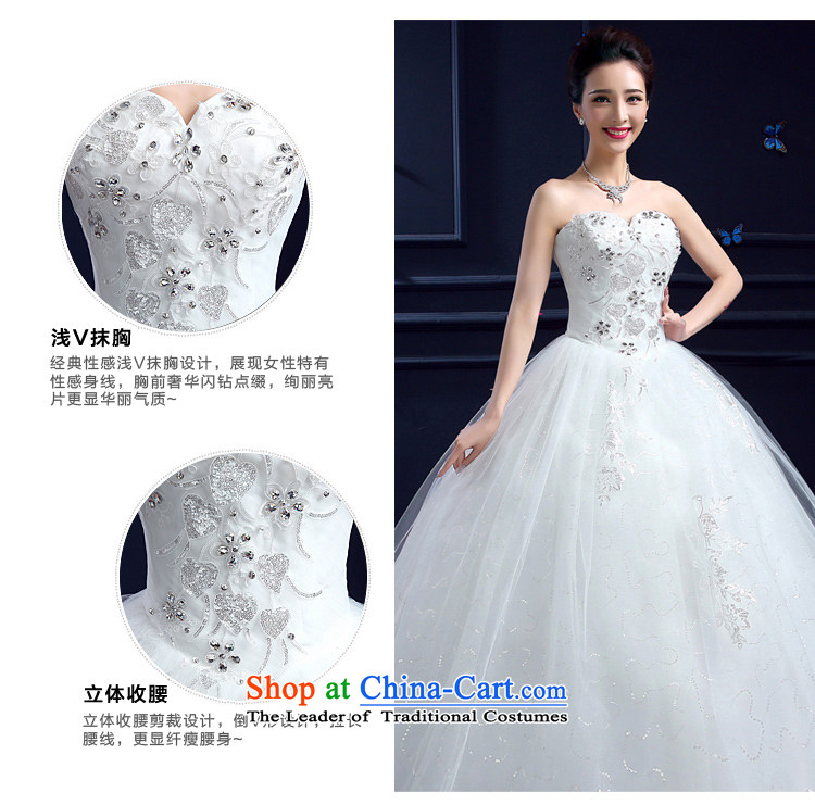 Honeymoon bride 2015 Summer wedding dresses new bride to align graphics thin Sau San diamond anointed chest lace on chip wedding white picture, prices, S brand platters! The elections are supplied in the national character of distribution, so action, buy now enjoy more preferential! As soon as possible.