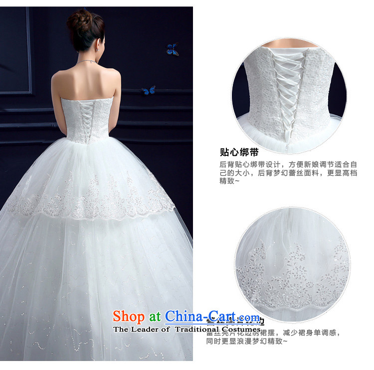 The new 2015 Summer honeymoon new wedding dresses Korean brides to align graphics thin Sau San diamond anointed chest lace White XXL wedding pictures, prices, brand platters! The elections are supplied in the national character of distribution, so action, buy now enjoy more preferential! As soon as possible.