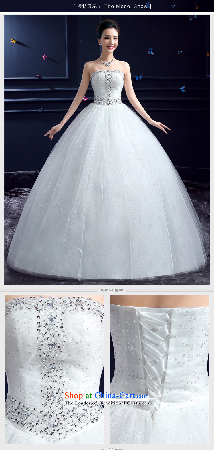 Honeymoon bride Summer 2015 new products wedding dresses Korean brides to align graphics thin Beauty Chest anointed diamond princess wedding white picture, prices, S brand platters! The elections are supplied in the national character of distribution, so action, buy now enjoy more preferential! As soon as possible.