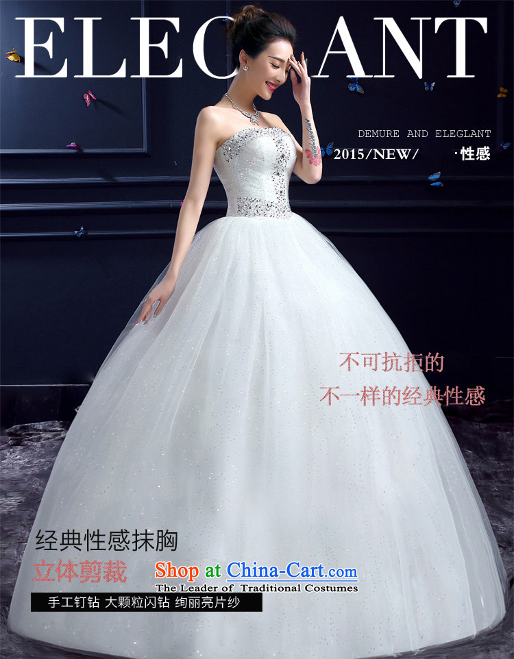 Honeymoon bride Summer 2015 new products wedding dresses Korean brides to align graphics thin Beauty Chest anointed diamond princess wedding white picture, prices, S brand platters! The elections are supplied in the national character of distribution, so action, buy now enjoy more preferential! As soon as possible.
