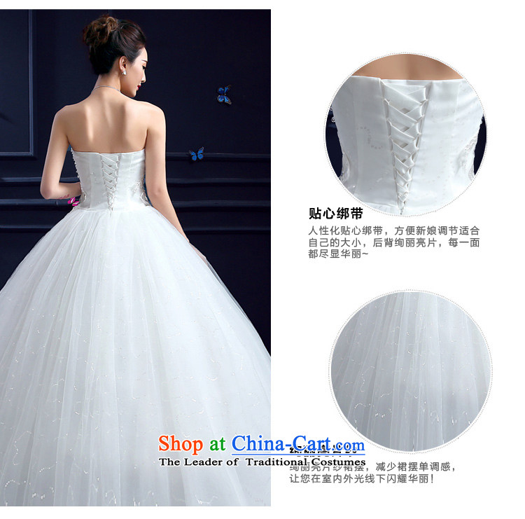 Honeymoon bride wedding dresses 2015 Summer new Korean brides to align graphics thin Sau San diamond anointed chest lace white wedding pictures, prices, XL brand platters! The elections are supplied in the national character of distribution, so action, buy now enjoy more preferential! As soon as possible.