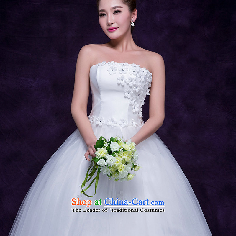 Optimize Video White gauze marriages wedding dresses and chest to Foutune of video thin flowers wedding dm5103 simple white XXL, optimize Philip Wong , , , shopping on the Internet