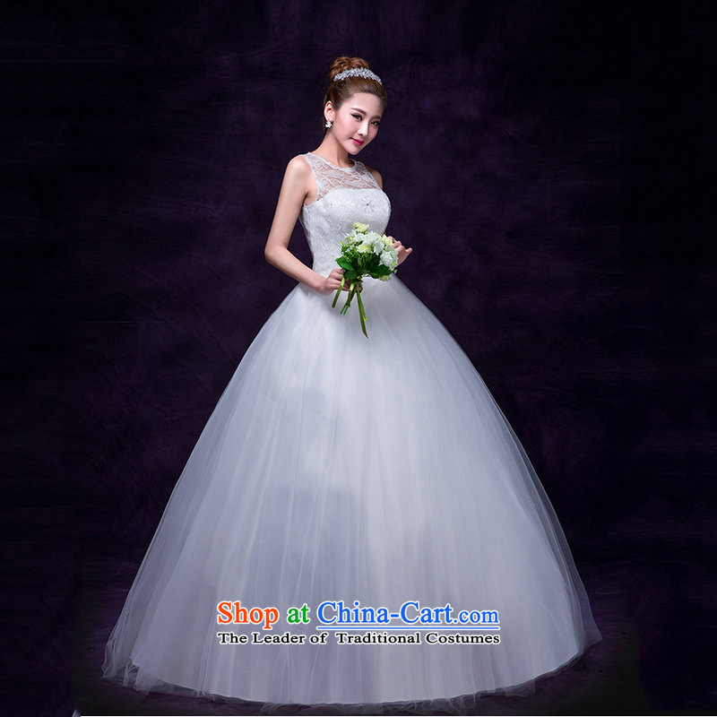 Optimize video new lace shoulders Foutune of wedding marriages to align the White gauze sweet graphics thin engraving dm5106 White M, Optimize Hong shopping on the Internet has been pressed.