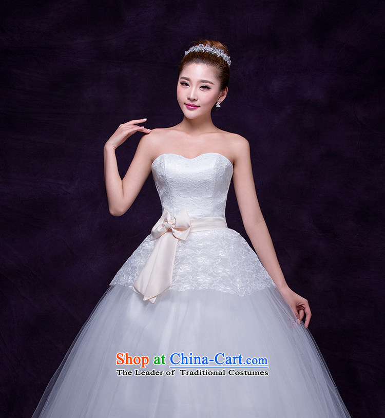 Optimize the new 2015 Hong-wiping the chest to Korean large thin graphics Sau San marriages wedding dresses spring and summer dm5108 female white XL Photo, prices, brand platters! The elections are supplied in the national character of distribution, so action, buy now enjoy more preferential! As soon as possible.