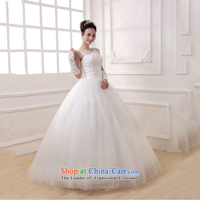 There is also optimized 8D wedding dresses 2015 new Korean brides stylish wedding video thin engraving to align the tie of Sau San dm4102 White XL, yet also optimize 8D , , , shopping on the Internet