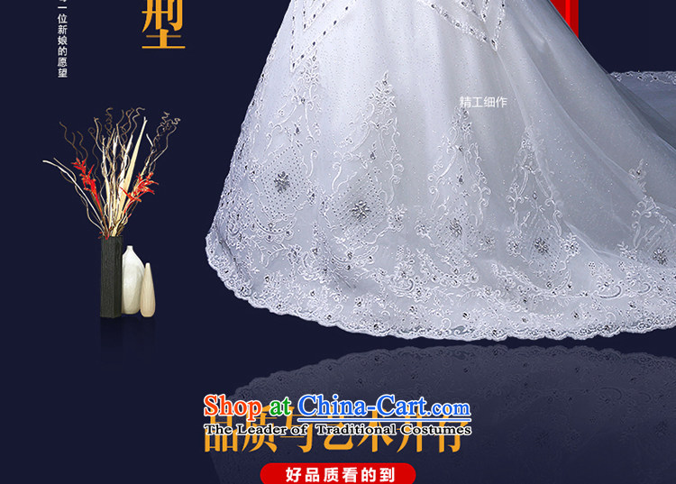 The Holy her wedding dresses continental new stylish shoulders lace tail, married to straighten the large white wedding dress White XL Photo, prices, brand platters! The elections are supplied in the national character of distribution, so action, buy now enjoy more preferential! As soon as possible.