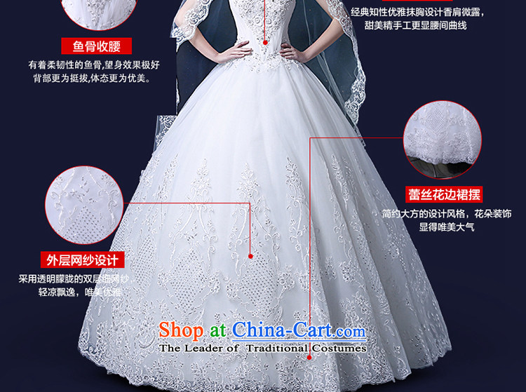 The Holy her wedding dress 2015 new 2 to align the shoulder drill water white continental Princess Ms. skirt larger marriage wedding dresses White M picture, prices, brand platters! The elections are supplied in the national character of distribution, so action, buy now enjoy more preferential! As soon as possible.