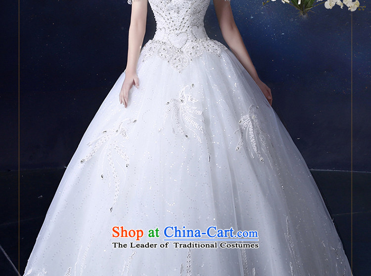 The Holy her wedding dress 2015 new large white water to drill one field in your shoulders, married to Korean sweet wedding dresses white L picture, prices, brand platters! The elections are supplied in the national character of distribution, so action, buy now enjoy more preferential! As soon as possible.
