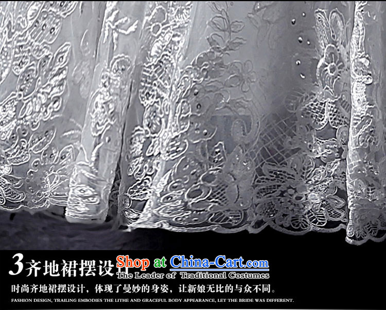 The leading edge of the Formosa lily wedding dresses new 2015 autumn and winter field to align the shoulder wedding Korean lace straps in cuff wedding Sau San sweet princess bon bon skirt wedding white picture, prices, S brand platters! The elections are supplied in the national character of distribution, so action, buy now enjoy more preferential! As soon as possible.