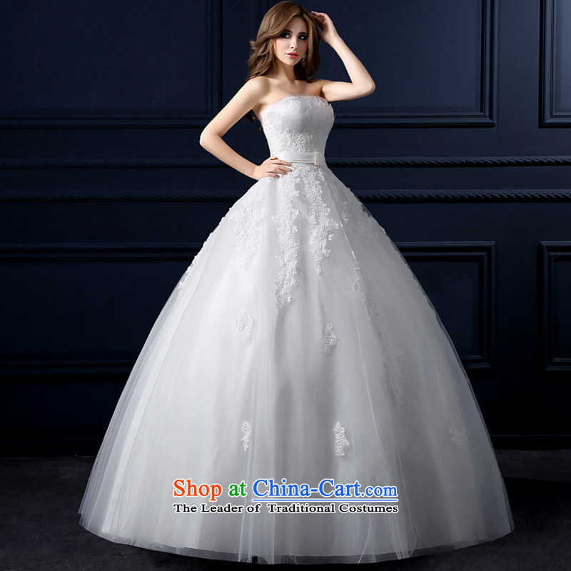 The leading edge of the Formosa lily wedding dresses new 2015 autumn and winter and chest wedding Korean lace straps to align the wedding marriages video thin princess bon bon skirt Fashion tail XXL, white yarn edge Lily , , , shopping on the Internet