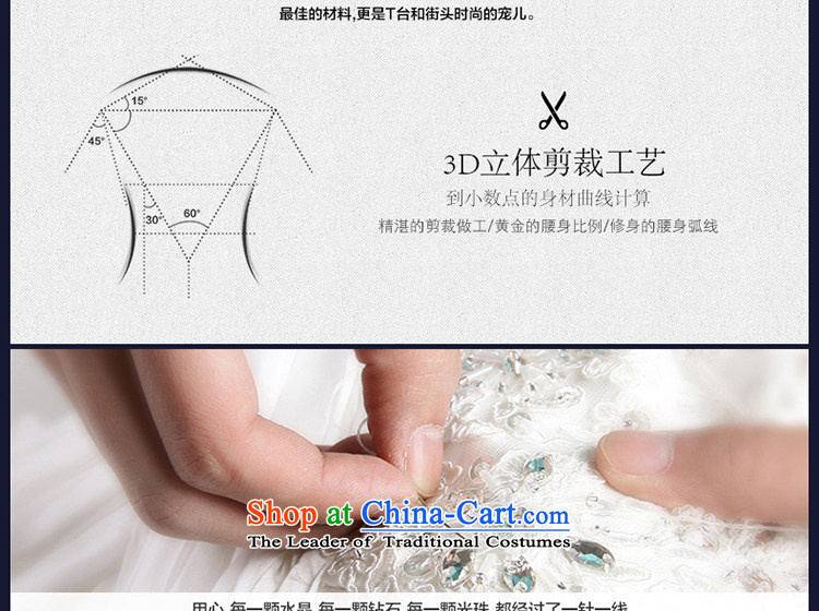 The Holy her wedding dress 2015 new Korean sweet Top Loin of large stylish lace shoulders Ms. white video thin wedding White M pictures, prices, brand platters! The elections are supplied in the national character of distribution, so action, buy now enjoy more preferential! As soon as possible.