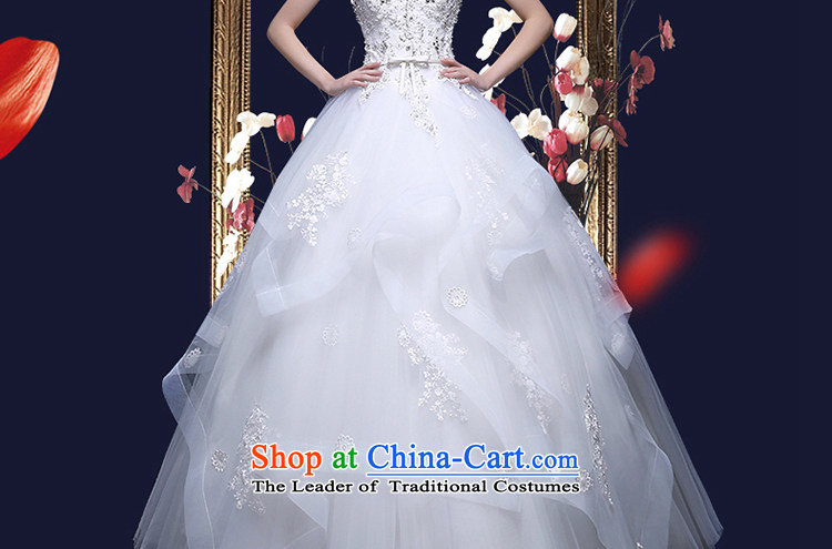 The Holy her wedding dress 2015 new larger European-style boutique and wrinkle Ms. petticoats white customization marriage wedding dresses White M picture, prices, brand platters! The elections are supplied in the national character of distribution, so action, buy now enjoy more preferential! As soon as possible.