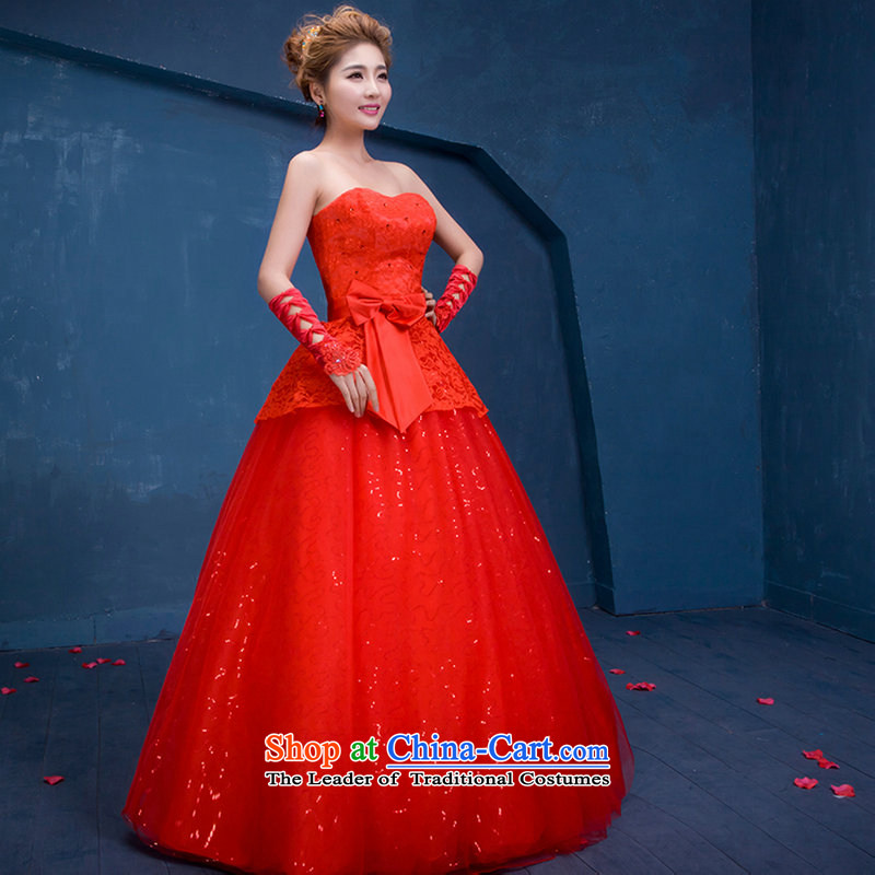 There is also a grand style and optimize chest straps to marry high waist bride wedding Korean style wedding dresses video thin red dm3106 XXL, red color 8D , , , optimize yet shopping on the Internet