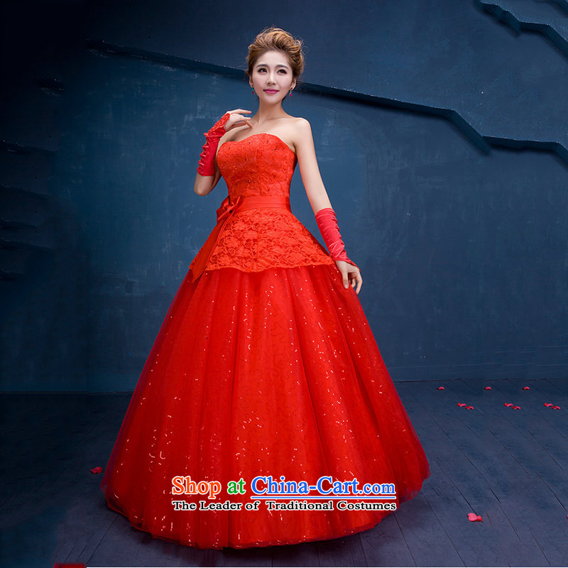 There is also a grand style and optimize chest straps to marry high waist bride wedding Korean style wedding dresses video thin red dm3106 XXL, red color 8D , , , optimize yet shopping on the Internet