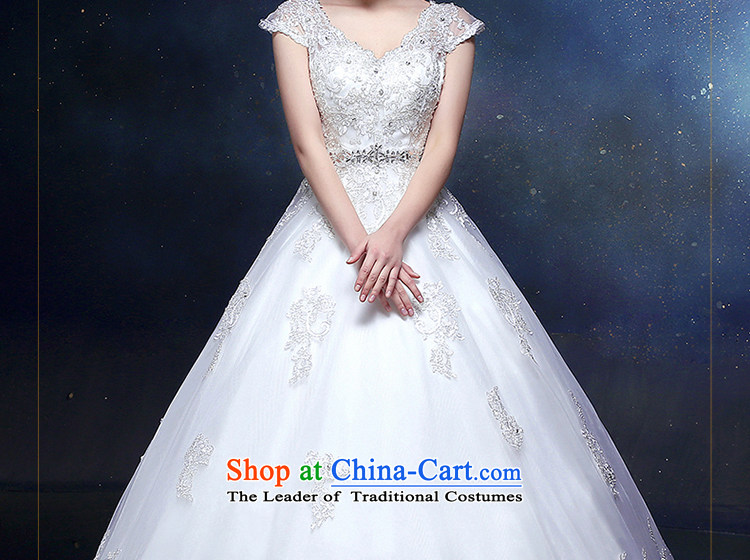 The Holy her wedding dress 2015 new A-skirt elegant shoulders, married to large wedding dresses continental minimalist white M Video thin pictures, prices, brand platters! The elections are supplied in the national character of distribution, so action, buy now enjoy more preferential! As soon as possible.