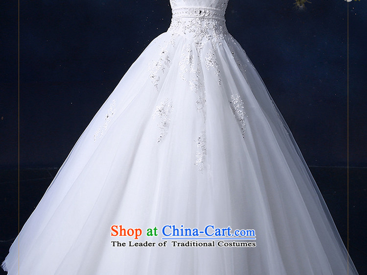 The Holy her wedding dress 2015 new large shoulders Top Loin of Ms. thin Korean graphics marriage wedding dresses white L picture, prices, brand platters! The elections are supplied in the national character of distribution, so action, buy now enjoy more preferential! As soon as possible.