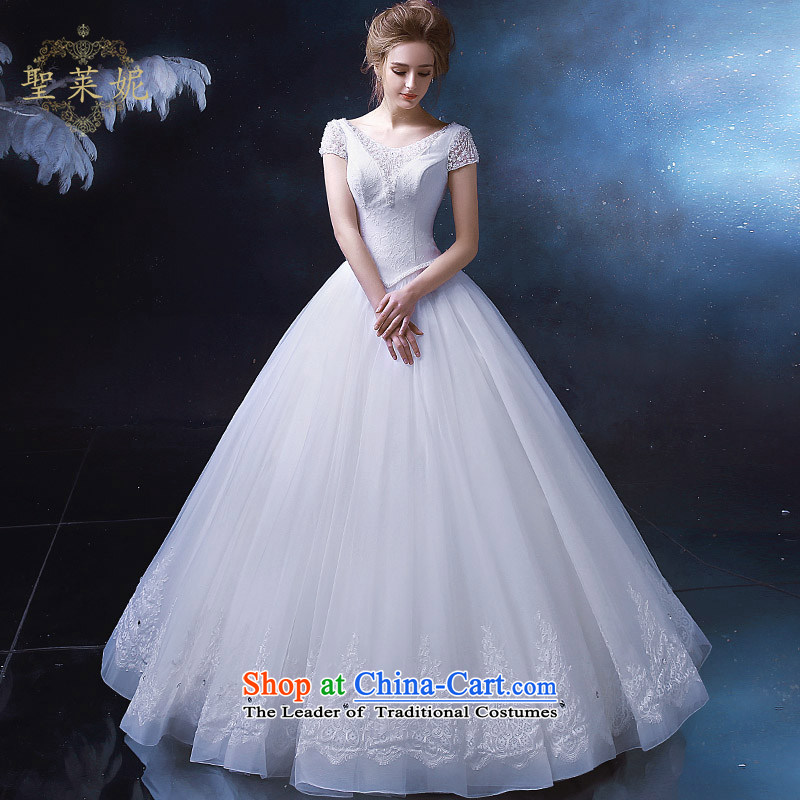 The Holy her wedding dress 2015 Continental retro princess skirt larger custom bride flower Ms. petticoats wedding dresses White M holy her sheng lai ni) ( , , , shopping on the Internet
