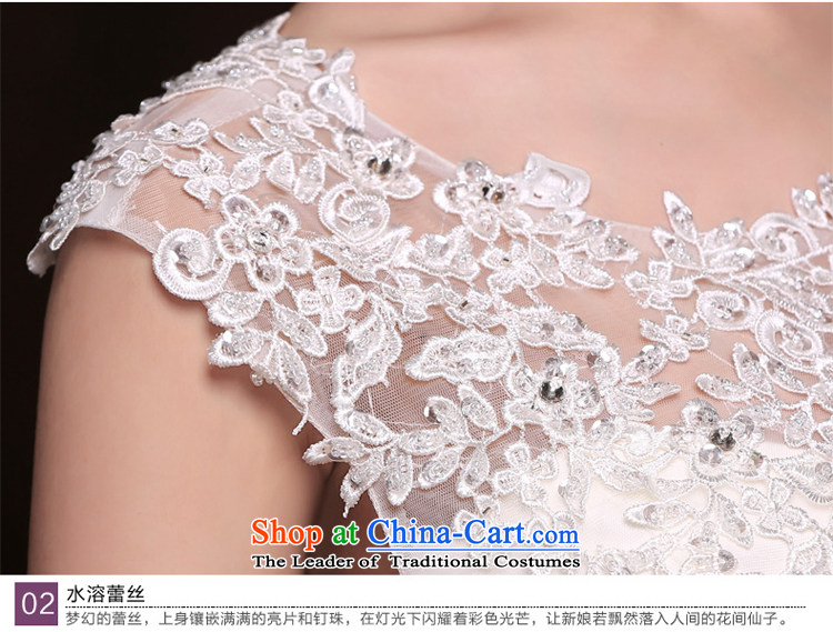7 7 color tone 2015 wedding dresses new Summer Wedding bride Korea pregnant women Layout Align to larger fields shoulder wedding  pictures XXL H057 white, prices, brand platters! The elections are supplied in the national character of distribution, so action, buy now enjoy more preferential! As soon as possible.
