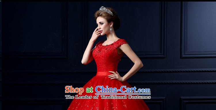 The leading edge of the Formosa lily wedding dresses 2015 new autumn and winter sweet lace to align the wedding video thin red bride Sau San marriage bon bon skirt large tie tail wedding red S picture, prices, brand platters! The elections are supplied in the national character of distribution, so action, buy now enjoy more preferential! As soon as possible.
