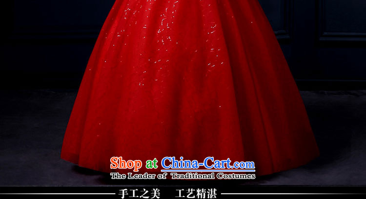 The leading edge of the Formosa lily wedding dresses 2015 new autumn and winter sweet lace to align the wedding video thin red bride Sau San marriage bon bon skirt large tie tail wedding red S picture, prices, brand platters! The elections are supplied in the national character of distribution, so action, buy now enjoy more preferential! As soon as possible.