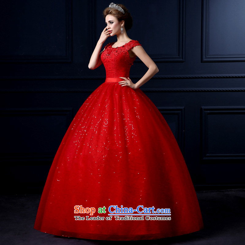 The leading edge of the Formosa lily wedding dresses 2015 new autumn and winter sweet lace to align the wedding video thin red bride Sau San marriage bon bon skirt large tie tail wedding red S yarn edge Lily , , , shopping on the Internet