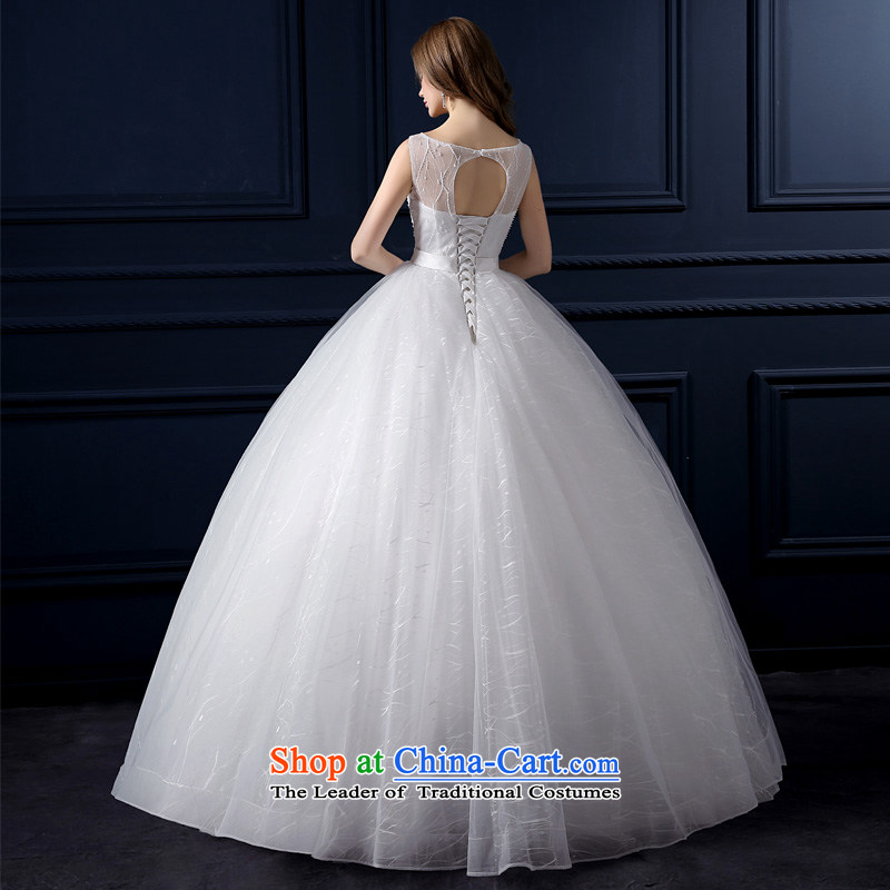 The leading edge of the Formosa lily new 2015 wedding dresses lace video word thin shoulders wedding tail Korean shoulders to align the wedding video thin slotted shoulder larger bride bon bon skirt White XL, yarn edge Lily , , , shopping on the Internet