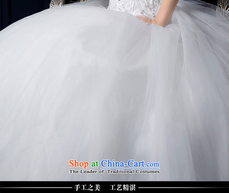 The leading edge of the Formosa lily wedding dresses 2015 new autumn and winter field shoulder lace wedding code graphics thin marriages of Korean sweet words to his chest bon bon skirt wedding pictures, price XL white, brand platters! The elections are supplied in the national character of distribution, so action, buy now enjoy more preferential! As soon as possible.