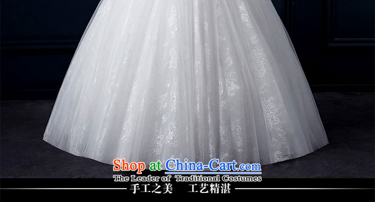 The leading edge of the Formosa lily Wedding 2015 new word shoulder wedding Korean lace align to wedding bride sweet marriage large yarn Sau San video thin wiping the chest tail bon bon skirt White XL Photo, prices, brand platters! The elections are supplied in the national character of distribution, so action, buy now enjoy more preferential! As soon as possible.