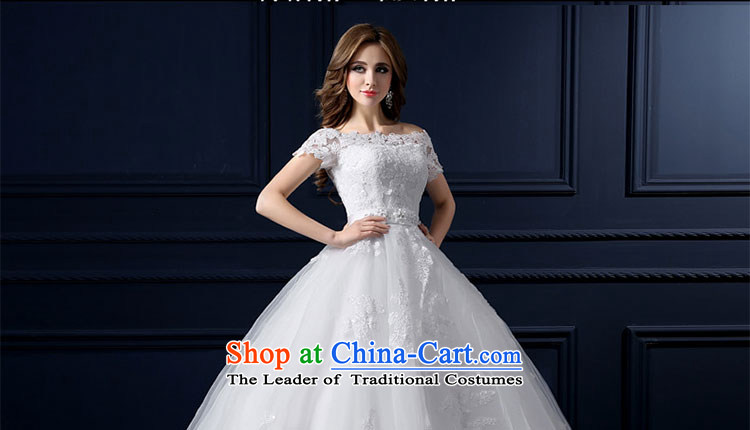 The leading edge of the Formosa lily wedding dresses 2015 new autumn and winter Korean lace shoulders the word wedding shoulder Sau San wedding code with Mary Magdalene chest to wedding bride wedding pictures, price XL white, brand platters! The elections are supplied in the national character of distribution, so action, buy now enjoy more preferential! As soon as possible.