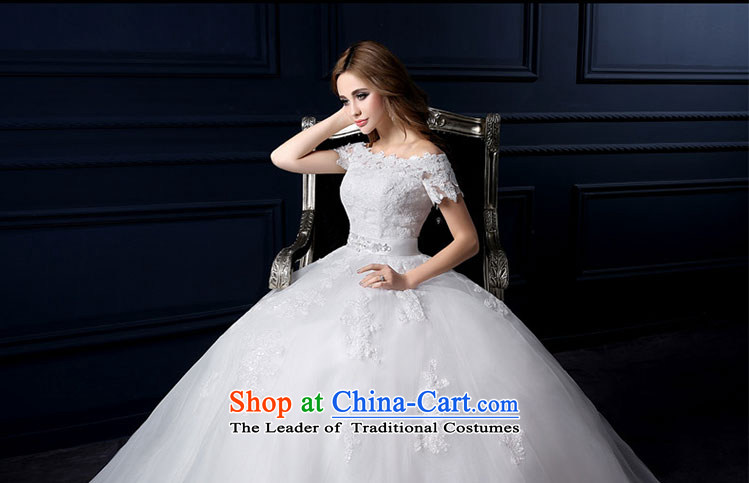 The leading edge of the Formosa lily wedding dresses 2015 new autumn and winter Korean lace shoulders the word wedding shoulder Sau San wedding code with Mary Magdalene chest to wedding bride wedding pictures, price XL white, brand platters! The elections are supplied in the national character of distribution, so action, buy now enjoy more preferential! As soon as possible.