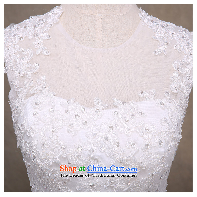 The beautiful word yarn shoulder bride tail Wedding 2015 new stylish and simple lace wedding shoulder straps thin graphics Sau San Package Mail H845 White XL, the beautiful yarn (nameilisha) , , , shopping on the Internet