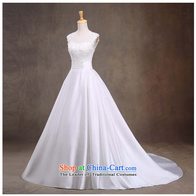 The beautiful word yarn shoulder bride tail Wedding 2015 new stylish and simple lace wedding shoulder straps thin graphics Sau San Package Mail H845 White XL, the beautiful yarn (nameilisha) , , , shopping on the Internet